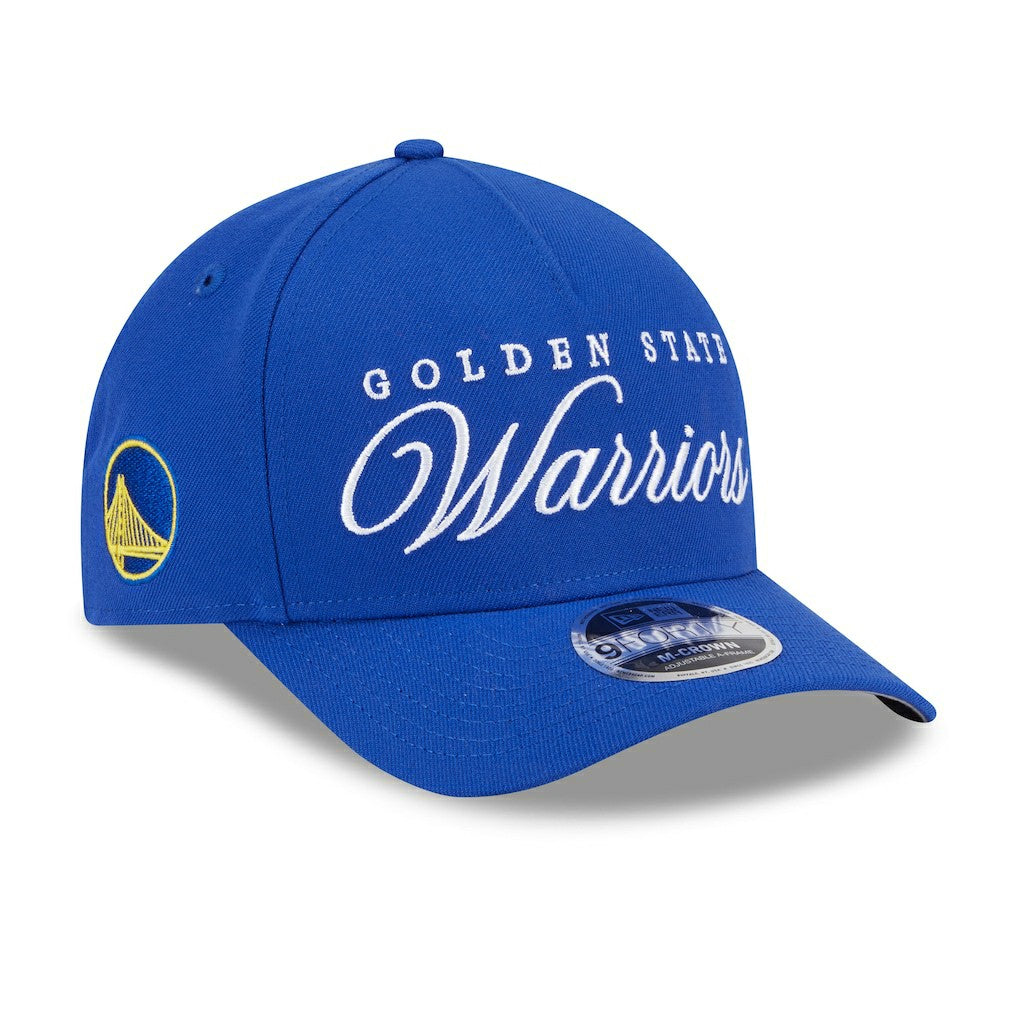 New Era - Golden State Warriors 2025 NBA Draft M-Crown A-Frame 9FORTY Adjustable Hat - Royal