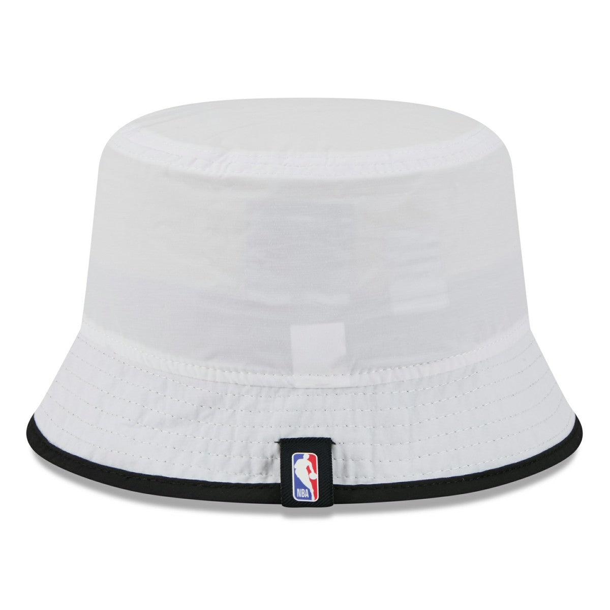 New Era - Miami Heat 2025 NBA Draft Nylon Bucket Hat - White/Black