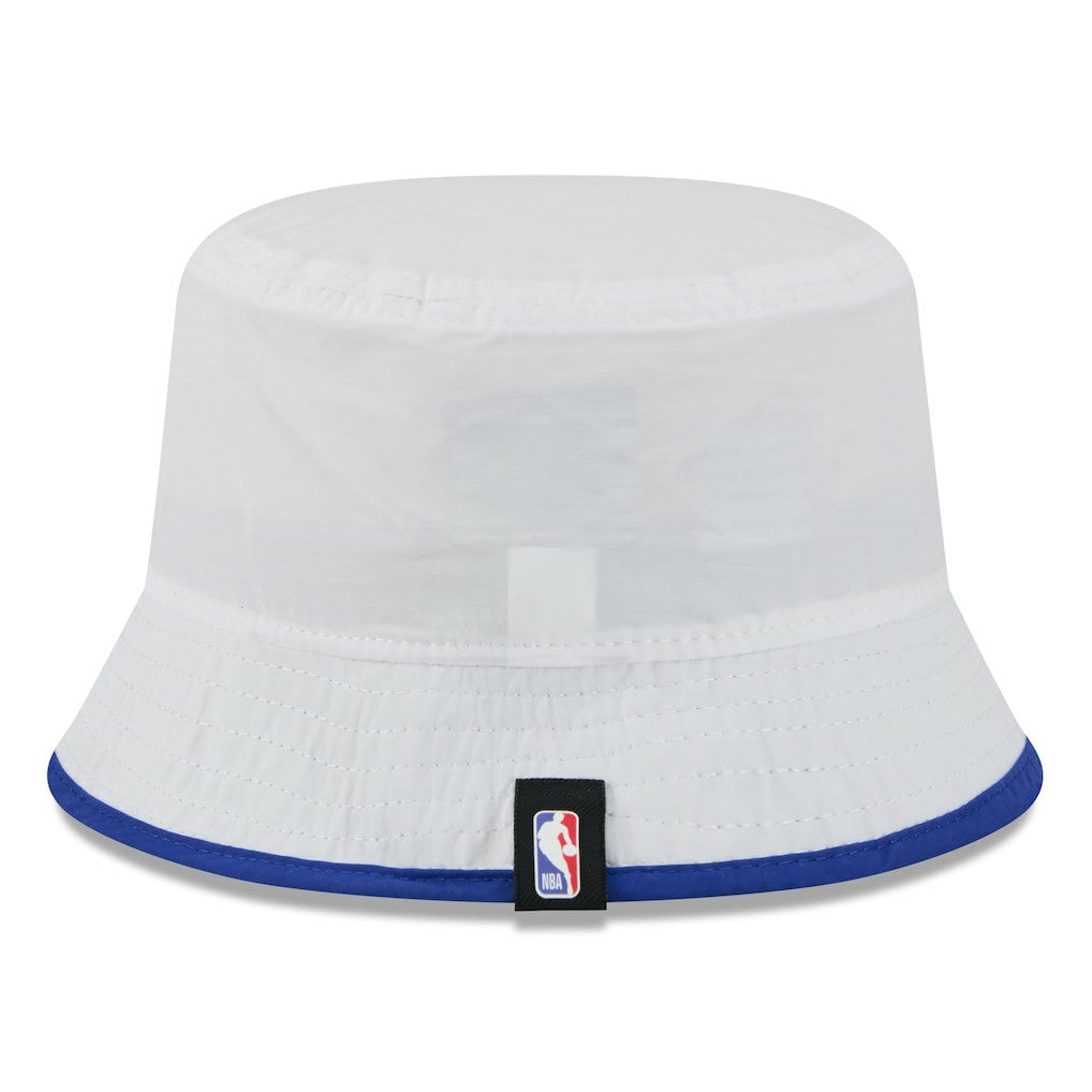New Era - Philadelphia 76ers 2025 NBA Draft Nylon Bucket Hat - White/Royal