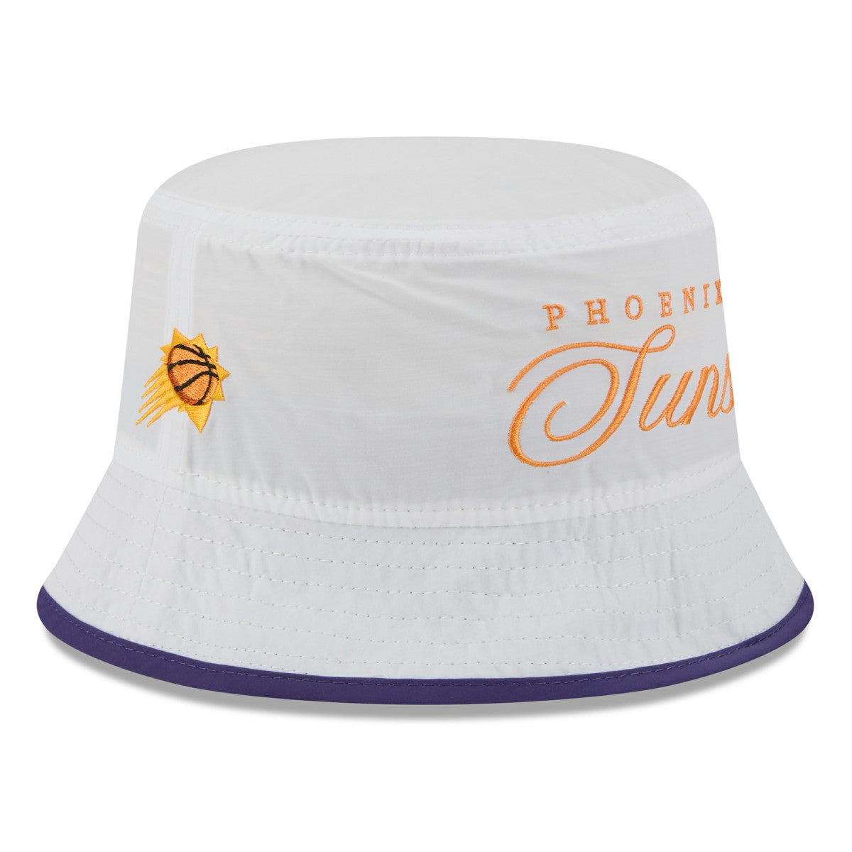 New Era - Phoenix Suns 2025 NBA Draft Nylon Bucket Hat - White/Purple