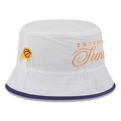 New Era - Phoenix Suns 2025 NBA Draft Nylon Bucket Hat - White/Purple