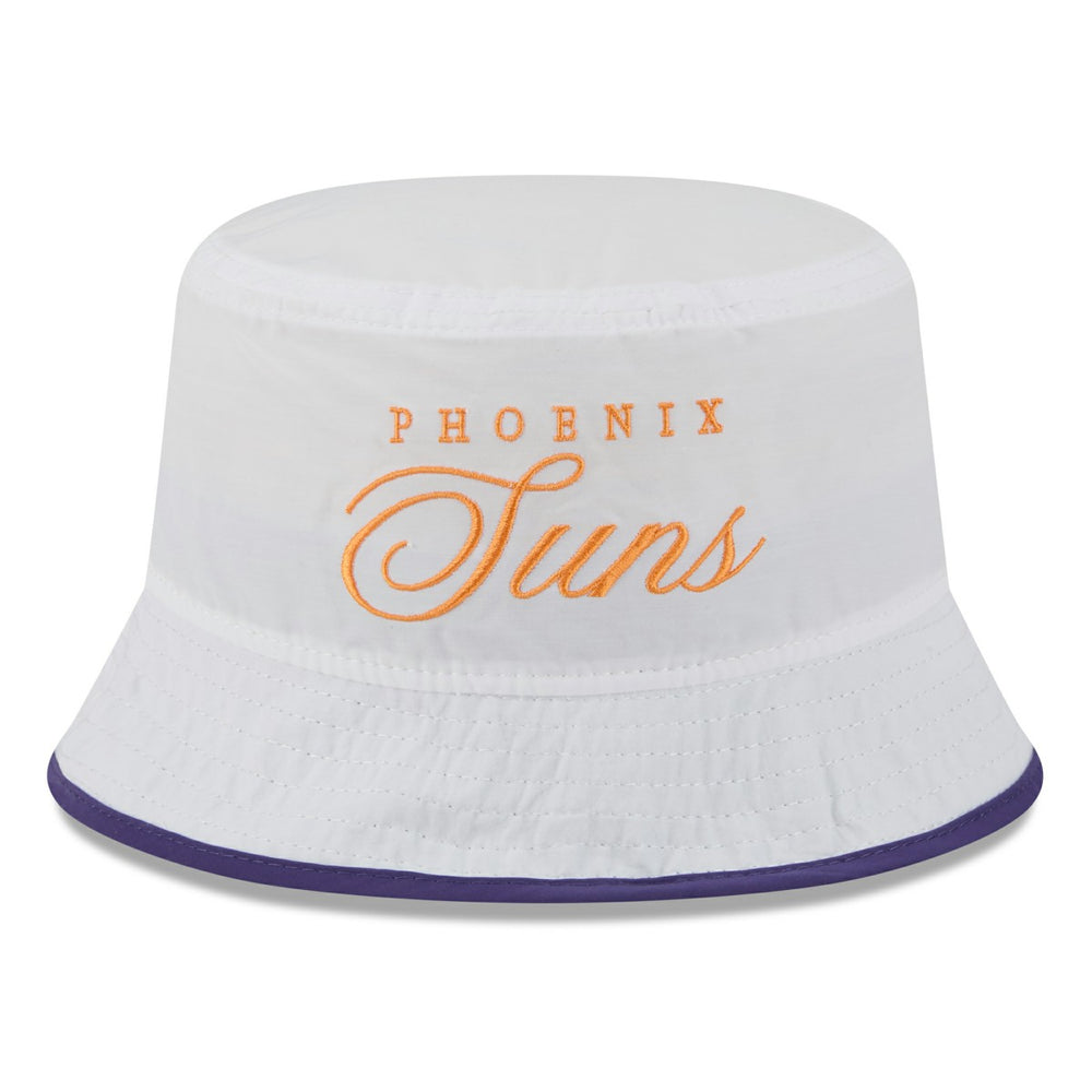 New Era - Phoenix Suns 2025 NBA Draft Nylon Bucket Hat - White/Purple