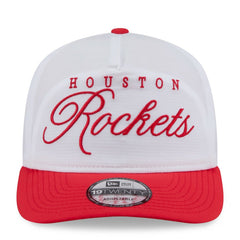 New Era - Houston Rockets 2025 NBA Draft On-Stage Nylon 19TWENTY Adjustable Hat - White/Red
