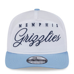 New Era - Memphis Grizzlies 2025 NBA Draft On-Stage Nylon 19TWENTY Adjustable Hat - White/Light Blue