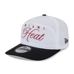 New Era - Miami Heat 2025 NBA Draft On-Stage Nylon 19TWENTY Adjustable Hat - White/Black