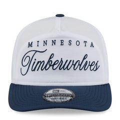 New Era - Minnesota Timberwolves 2025 NBA Draft On-Stage Nylon 19TWENTY Adjustable Hat - White/Navy