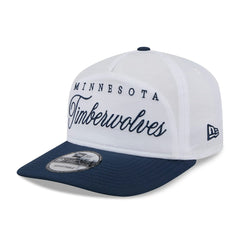 New Era - Minnesota Timberwolves 2025 NBA Draft On-Stage Nylon 19TWENTY Adjustable Hat - White/Navy