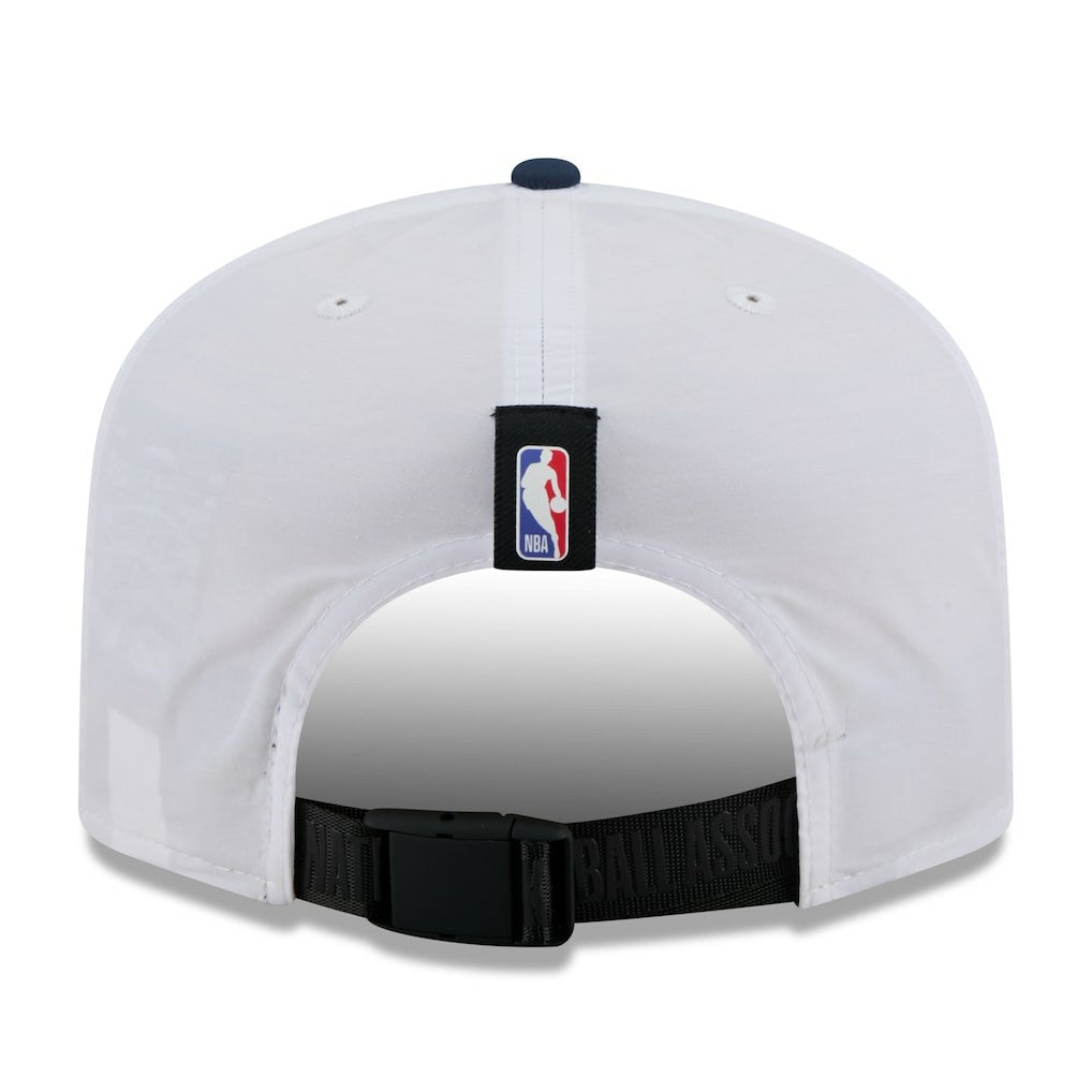 New Era - New Orleans Pelicans 2025 NBA Draft On-Stage Nylon 19TWENTY Adjustable Hat - White/Navy