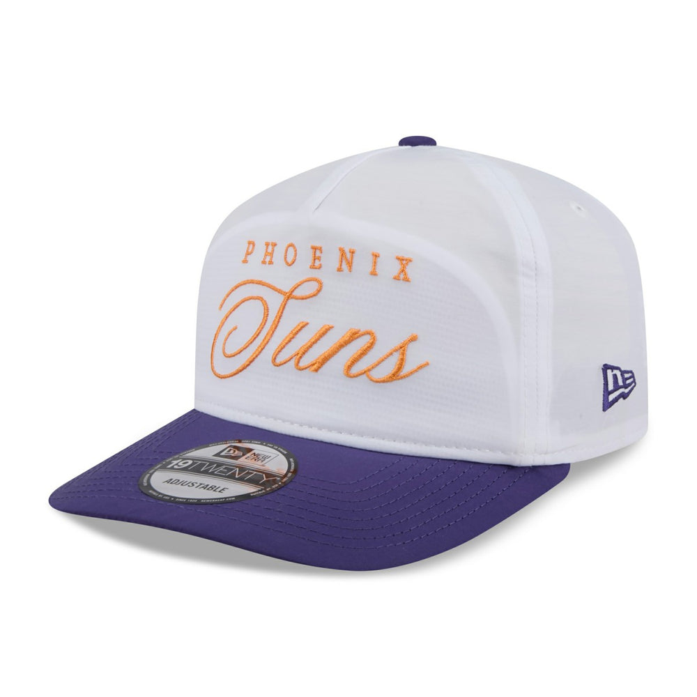 New Era - Phoenix Suns 2025 NBA Draft On-Stage Nylon 19TWENTY Adjustable Hat - White/Purple