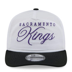 New Era - Sacramento Kings 2025 NBA Draft On-Stage Nylon 19TWENTY Adjustable Hat - White/Black
