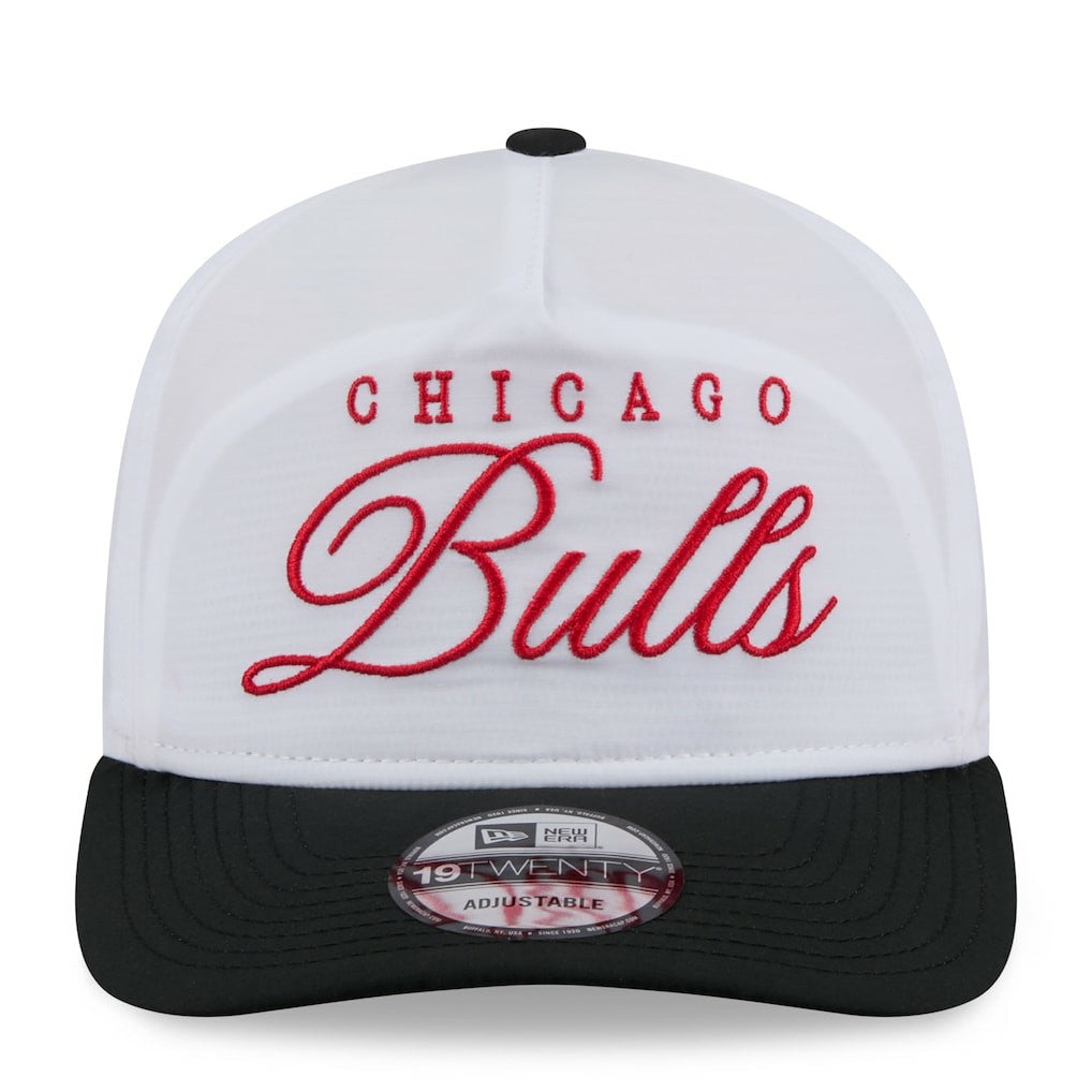 New Era - Chicago Bulls 2025 NBA Draft On-Stage Nylon 19TWENTY Adjustable Hat - White/Black