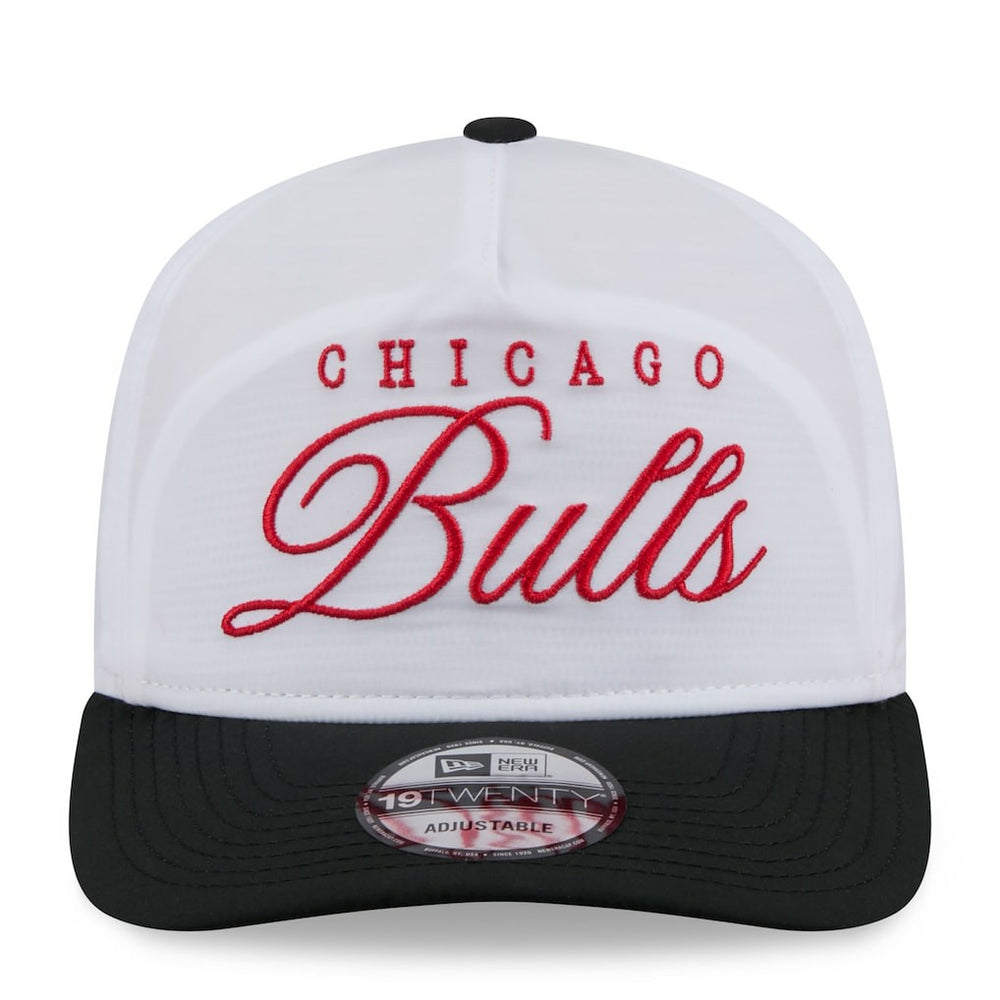 New Era - Chicago Bulls 2025 NBA Draft On-Stage Nylon 19TWENTY Adjustable Hat - White/Black