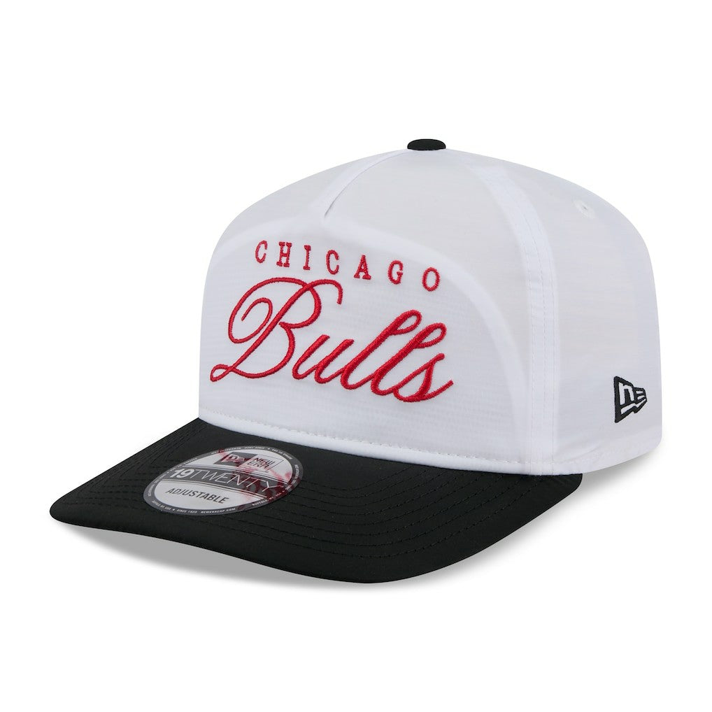 New Era - Chicago Bulls 2025 NBA Draft On-Stage Nylon 19TWENTY Adjustable Hat - White/Black