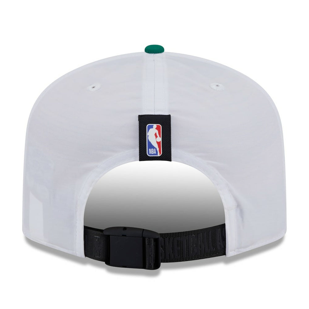 New Era - Boston Celtics 2025 NBA Draft On-Stage Nylon 19TWENTY Adjustable Hat - White/Kelly Green