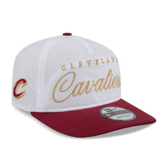 New Era - Cleveland Cavaliers 2025 NBA Draft On-Stage Nylon 19TWENTY Adjustable Hat - White/Wine