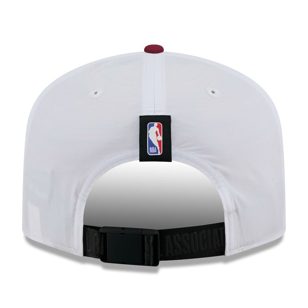 New Era - Cleveland Cavaliers 2025 NBA Draft On-Stage Nylon 19TWENTY Adjustable Hat - White/Wine
