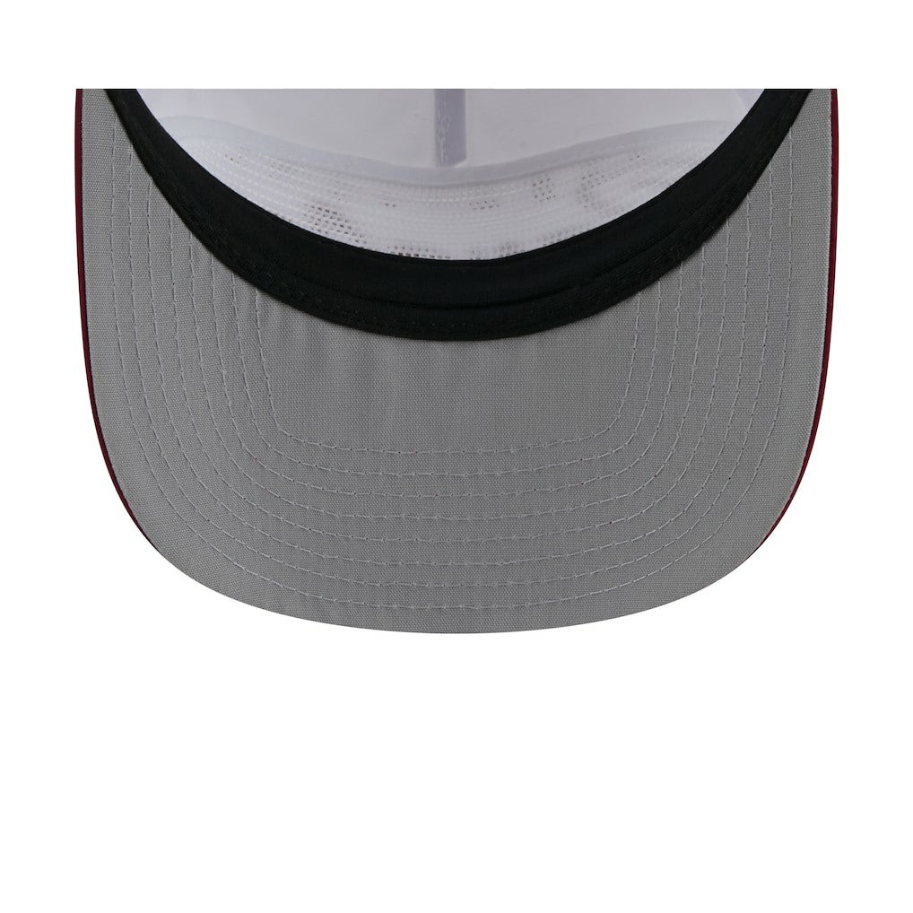New Era - Cleveland Cavaliers 2025 NBA Draft On-Stage Nylon 19TWENTY Adjustable Hat - White/Wine