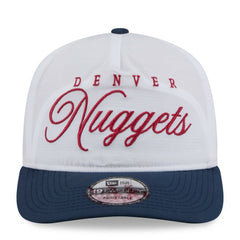 New Era - Denver Nuggets 2025 NBA Draft On-Stage Nylon 19TWENTY Adjustable Hat - White/Navy