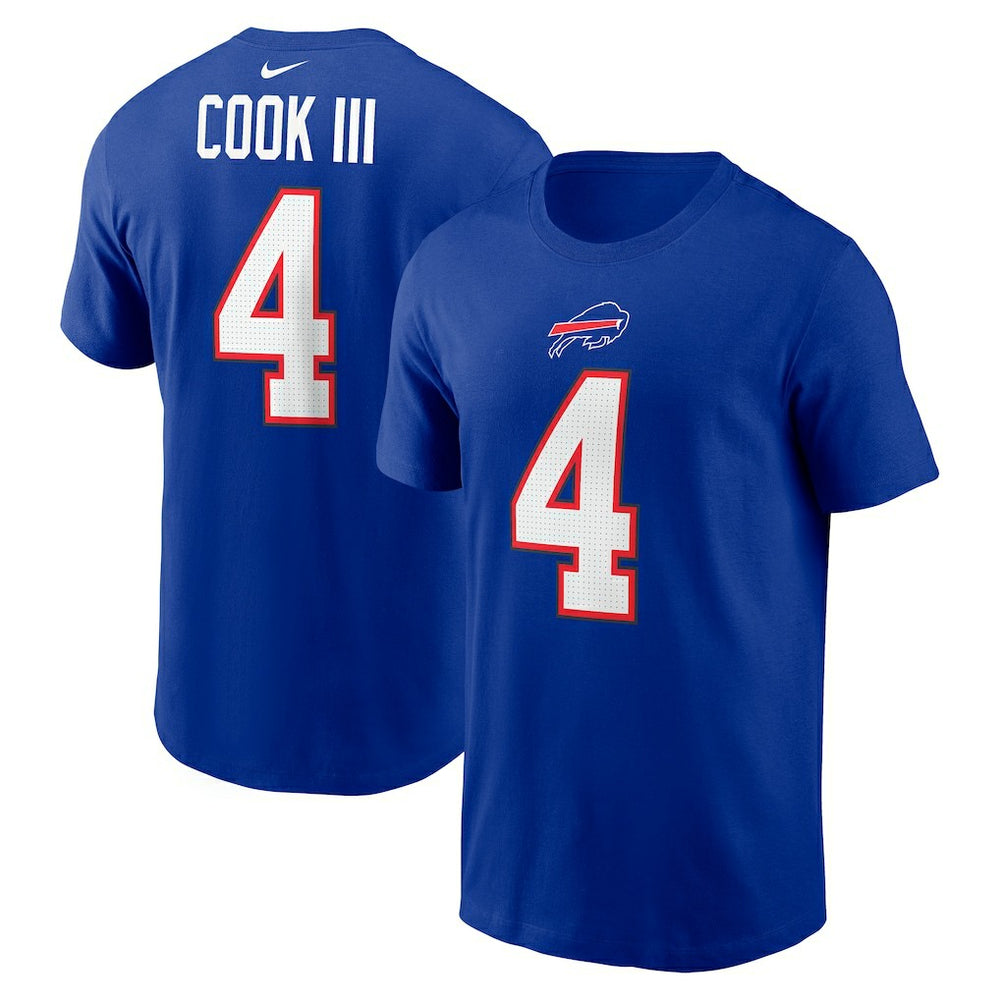 James Cook Buffalo Bills Name & Number T-Shirt Royal - Nike
