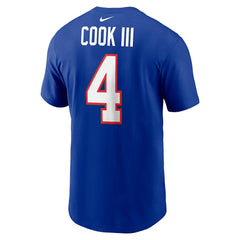 James Cook Buffalo Bills Name & Number T-Shirt Royal - Nike