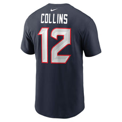 Nico Collins Houston Texans Name & Number T-Shirt Navy - Nike