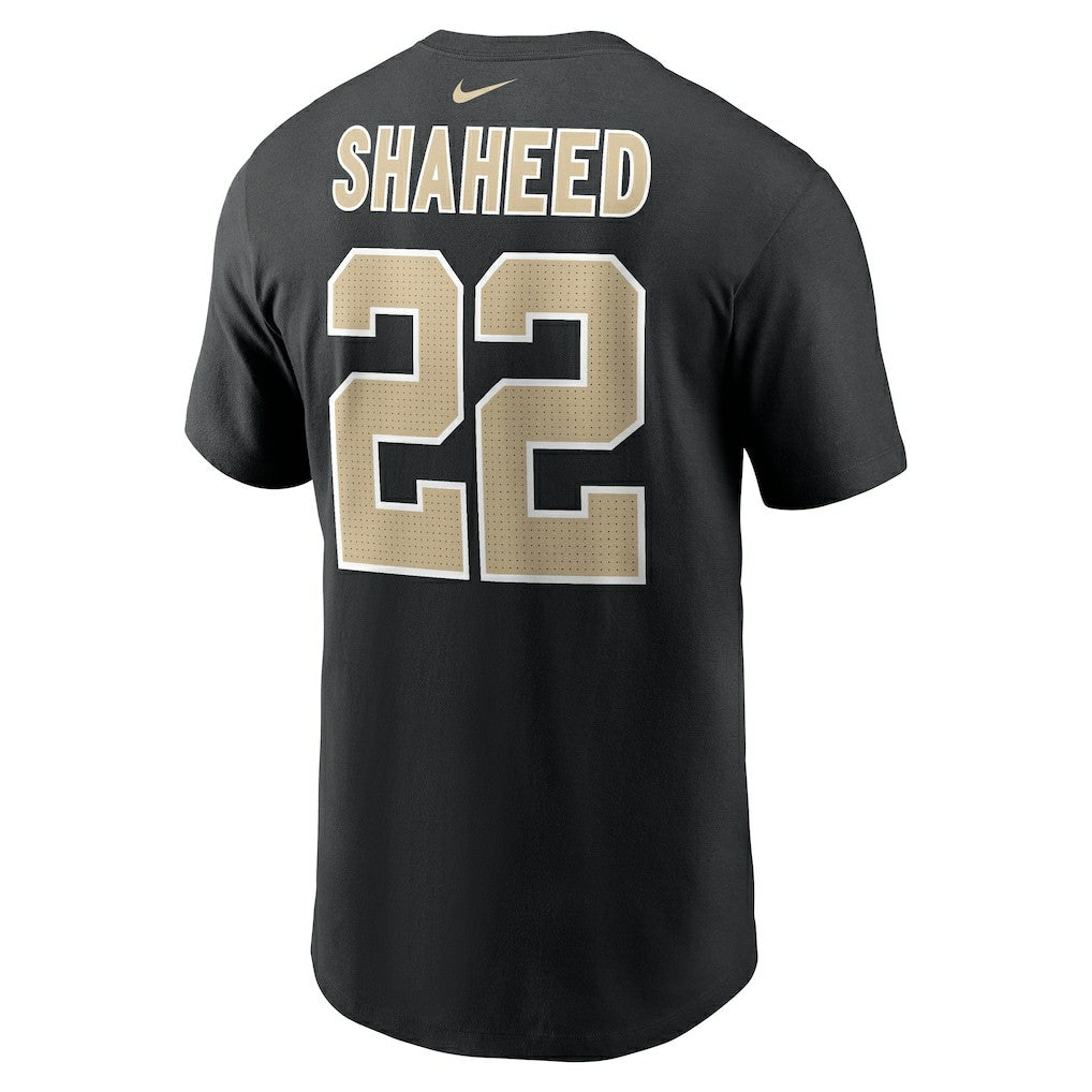 Rashid Shaheed New Orleans Saints Name & Number T-Shirt Black - Nike