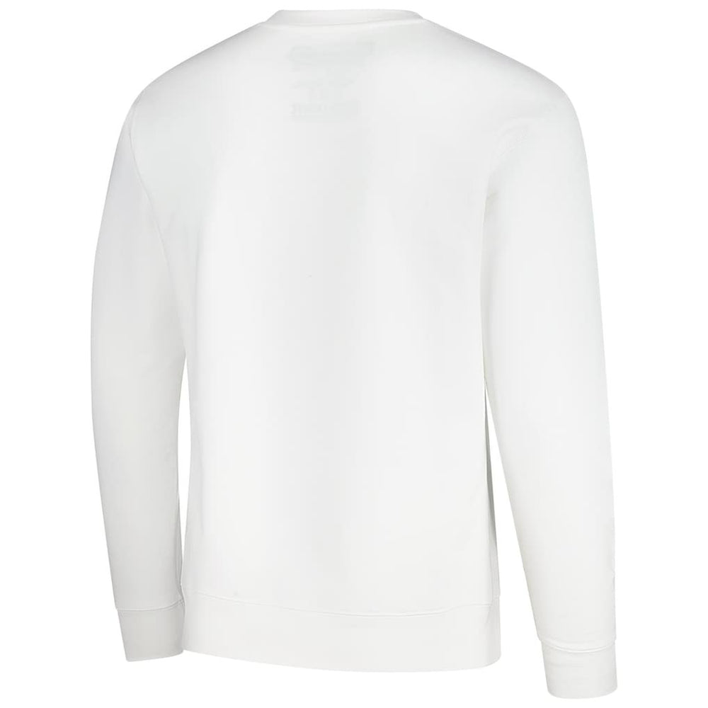San Francisco 49ers x Bud Light The Crest Pullover Sweatshirt White - Mitchell & Ness