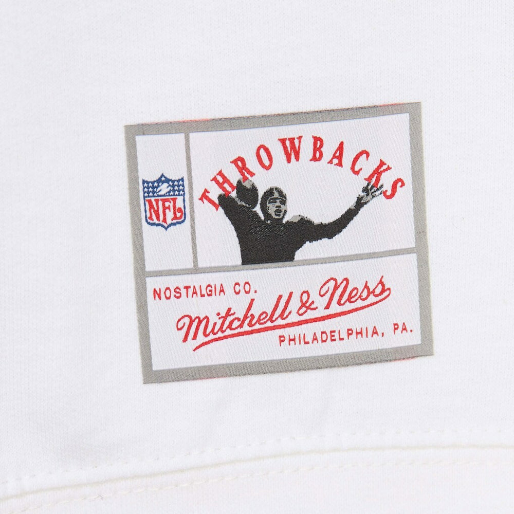 Pittsburgh Steelers x Bud Light The Crest Pullover Sweatshirt White - Mitchell & Ness