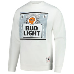 Cincinnati Bengals x Bud Light The Crest Pullover Sweatshirt White - Mitchell & Ness