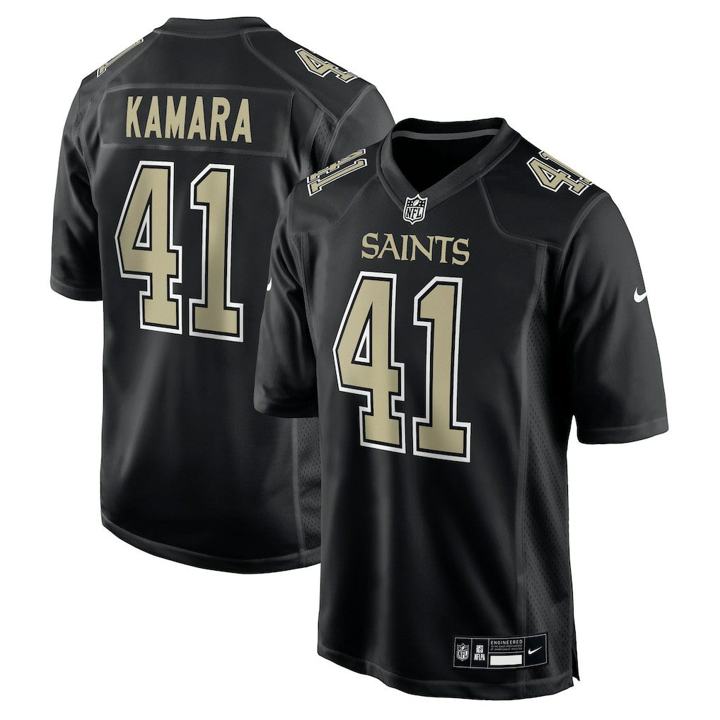 Alvin Kamara New Orleans Saints Fashion Game Jersey Carbon Black - Nike