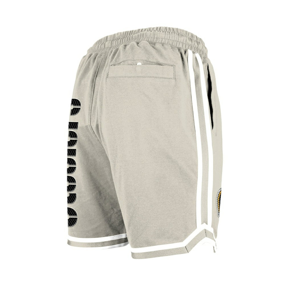 Pittsburgh Steelers New Era Stone Multi Patch Shorts Light Beige - NFL
