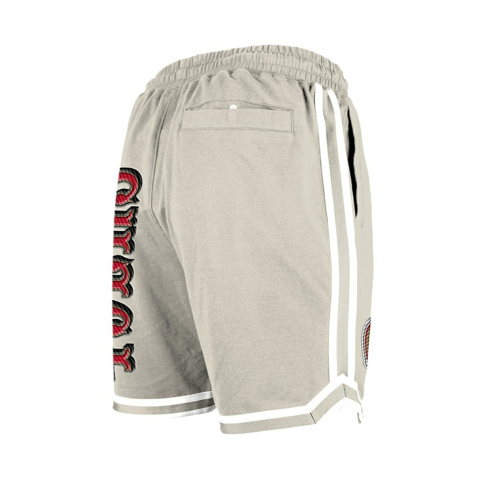 San Francisco 49ers New Era Stone Multi Patch Shorts Light Beige - NFL
