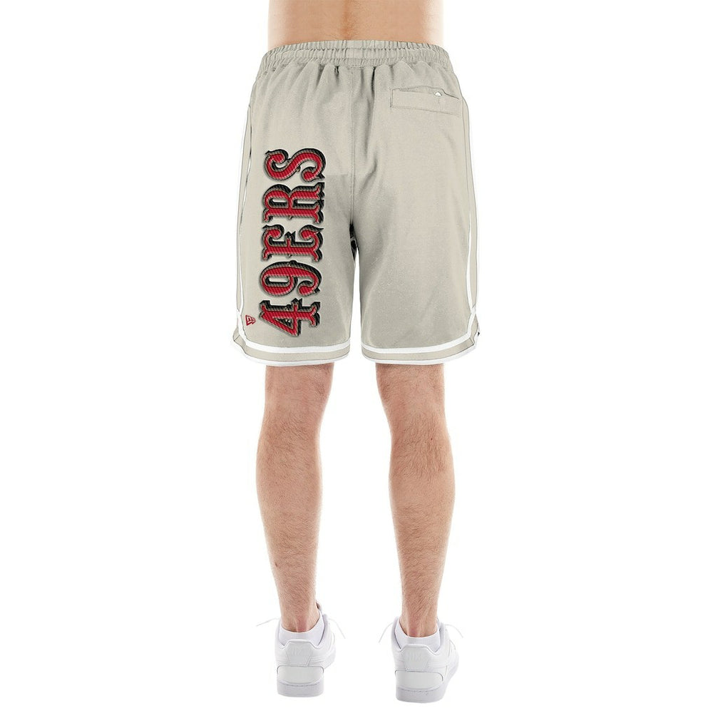 San Francisco 49ers New Era Stone Multi Patch Shorts Light Beige - NFL