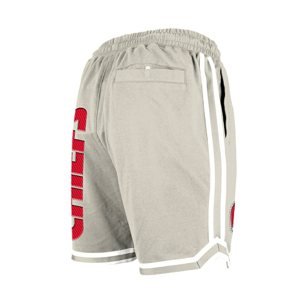 Kansas City Chiefs New Era Stone Multi Patch Shorts Light Beige - NFL