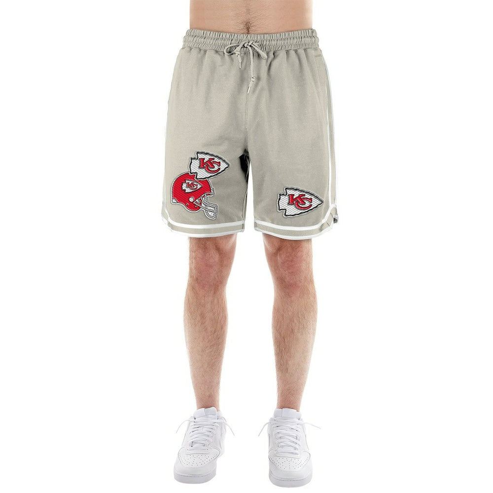 Kansas City Chiefs New Era Stone Multi Patch Shorts Light Beige - NFL