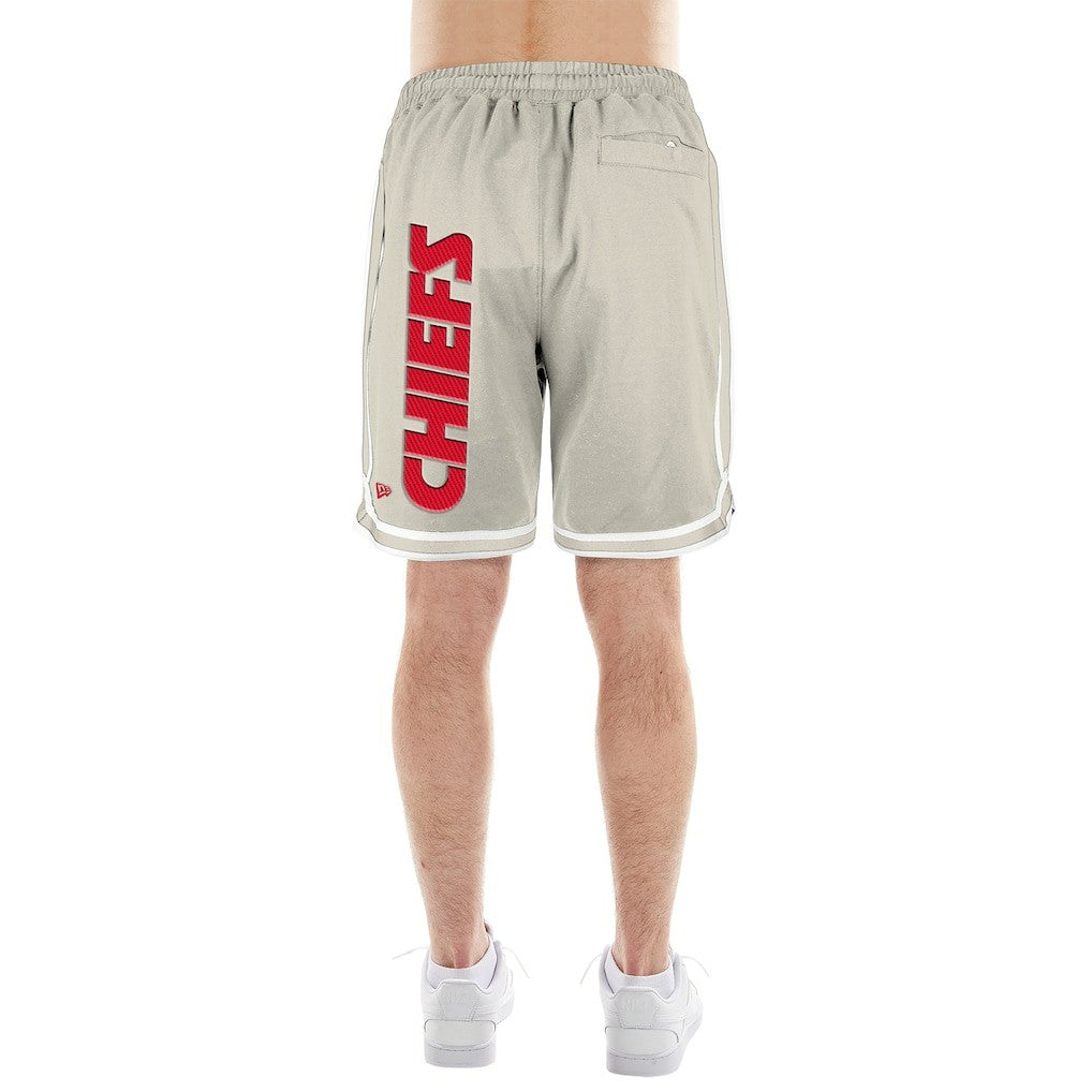 Kansas City Chiefs New Era Stone Multi Patch Shorts Light Beige - NFL