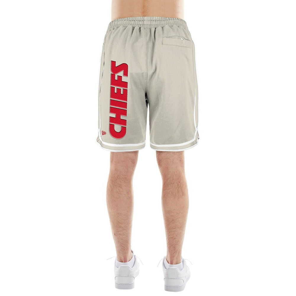 Kansas City Chiefs New Era Stone Multi Patch Shorts Light Beige - NFL