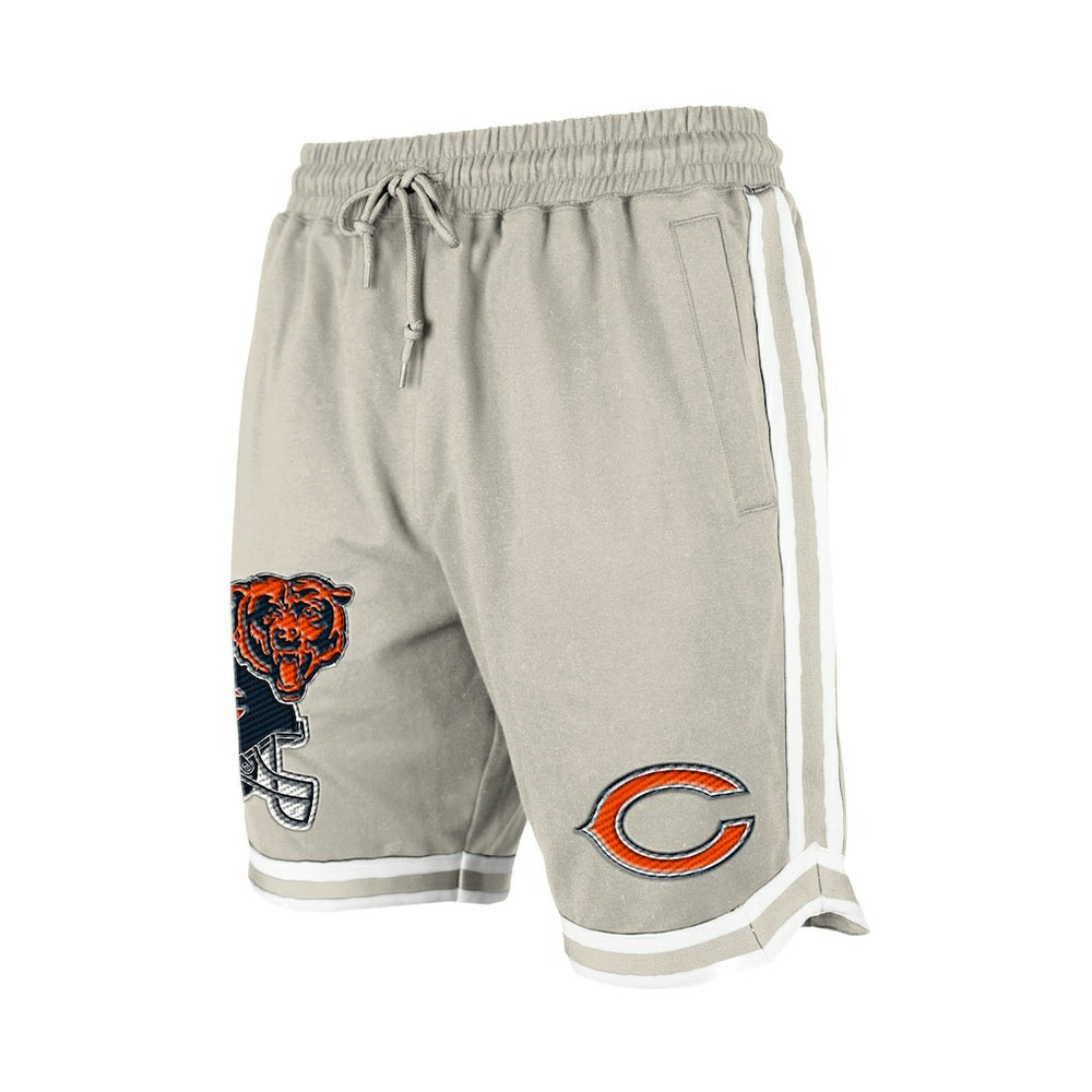 Chicago Bears New Era Stone Multi Patch Shorts Light Beige - NFL