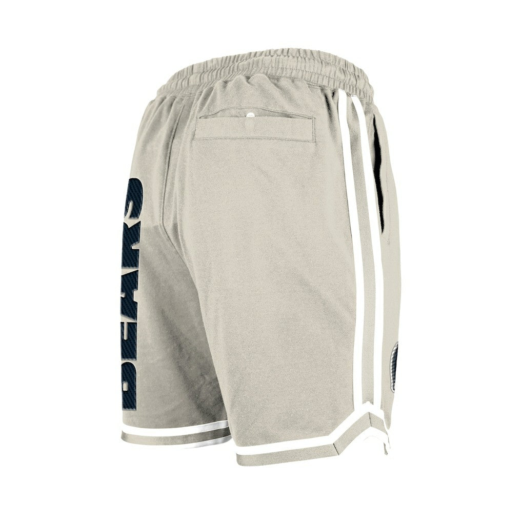 Chicago Bears New Era Stone Multi Patch Shorts Light Beige - NFL