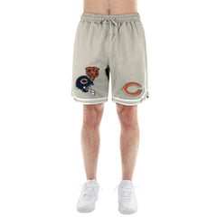 Chicago Bears New Era Stone Multi Patch Shorts Light Beige - NFL