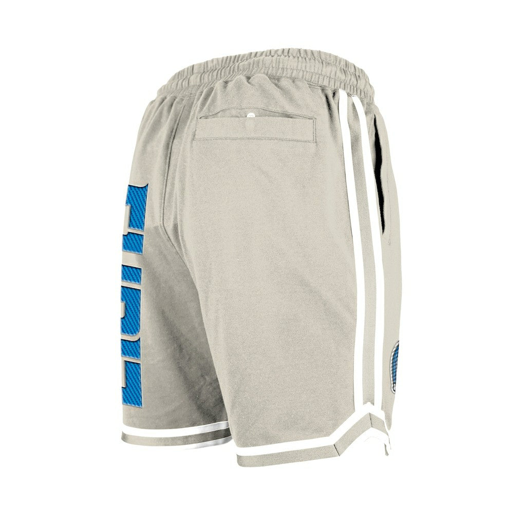 Detroit Lions New Era Stone Multi Patch Shorts Light Beige - NFL