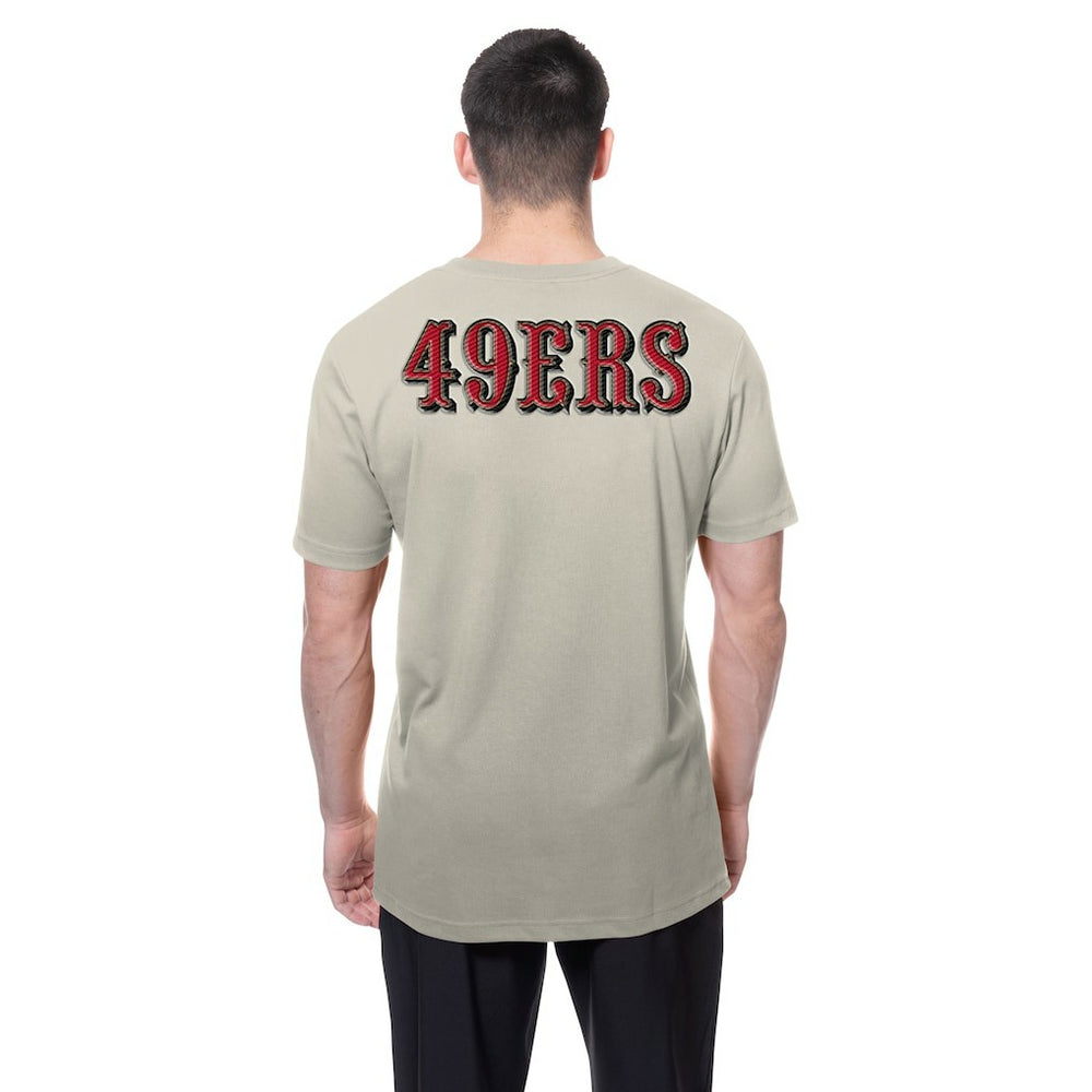 San Francisco 49ers New Era Multi Patch T-Shirt Light Beige - NFL