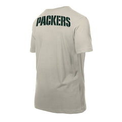 Green Bay Packers New Era Multi Patch T-Shirt Light Beige - NFL