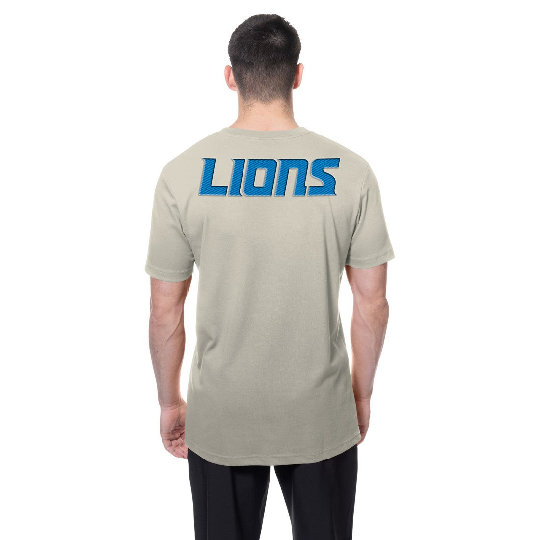 Detroit Lions New Era Multi Patch T-Shirt Light Beige - NFL