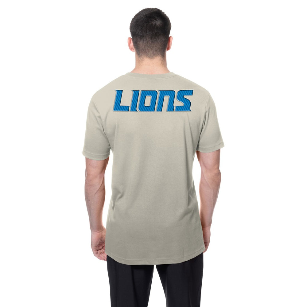 Detroit Lions New Era Multi Patch T-Shirt Light Beige - NFL