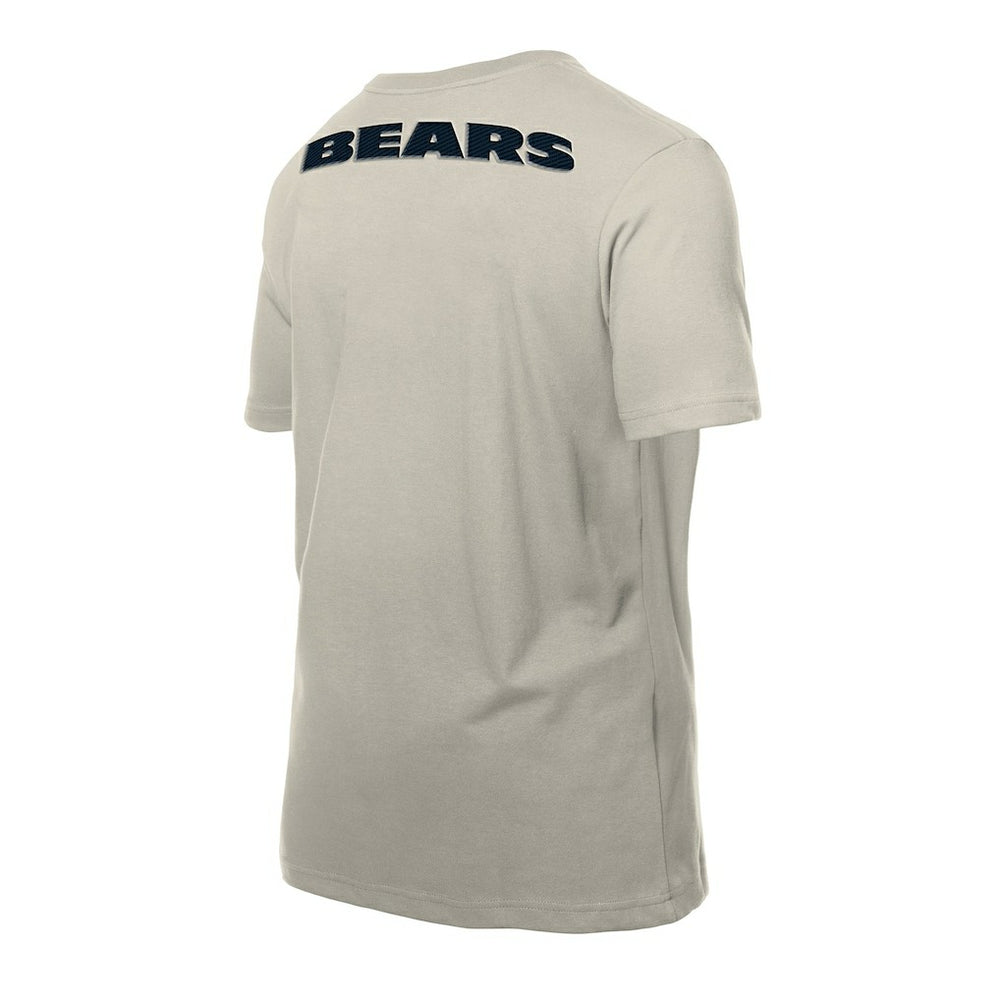 Chicago Bears New Era Multi Patch T-Shirt Light Beige - NFL