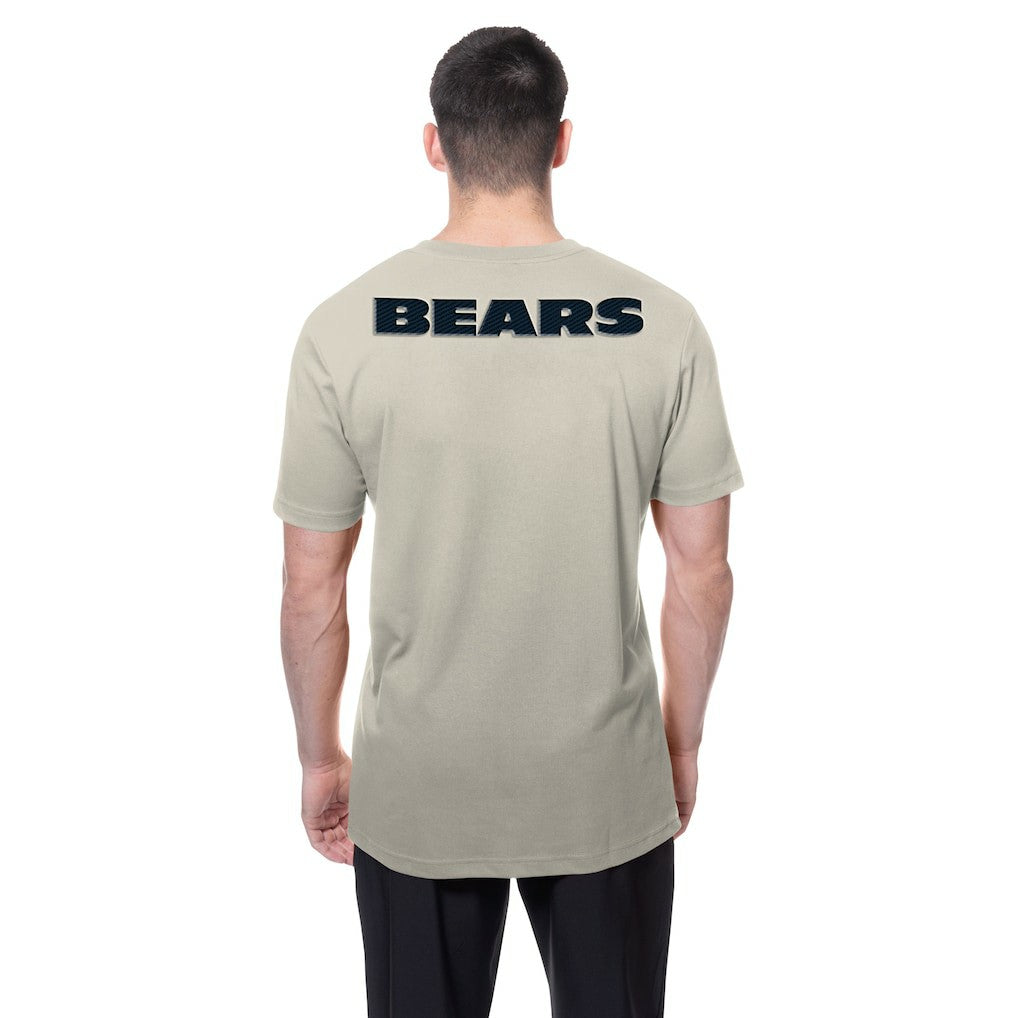 Chicago Bears New Era Multi Patch T-Shirt Light Beige - NFL