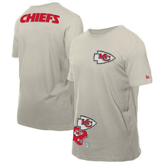 Kansas City Chiefs New Era Multi Patch T-Shirt Light Beige - NFL