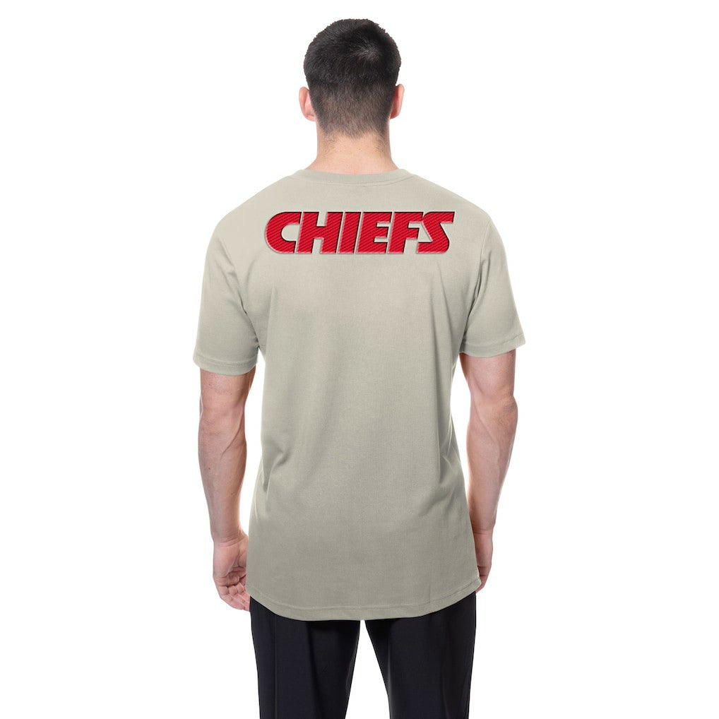 Kansas City Chiefs New Era Multi Patch T-Shirt Light Beige - NFL