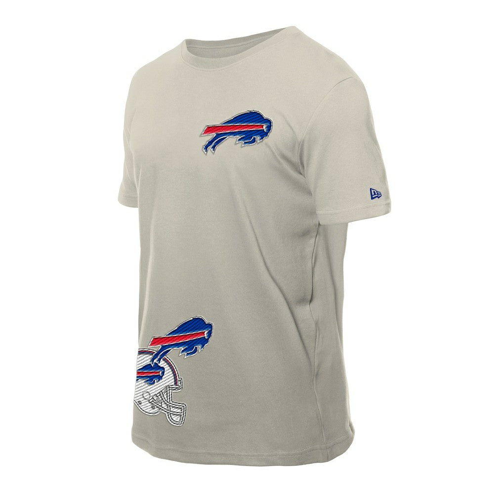 Buffalo Bills New Era Multi Patch T-Shirt Light Beige - NFL